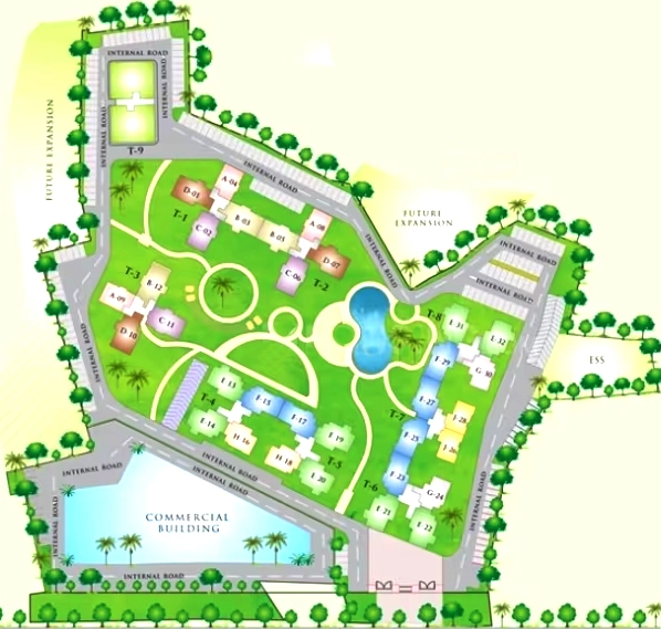 Master Plan of SJ Royal Lagoon in Raghunathpur, Bhubaneswar - Image 363922