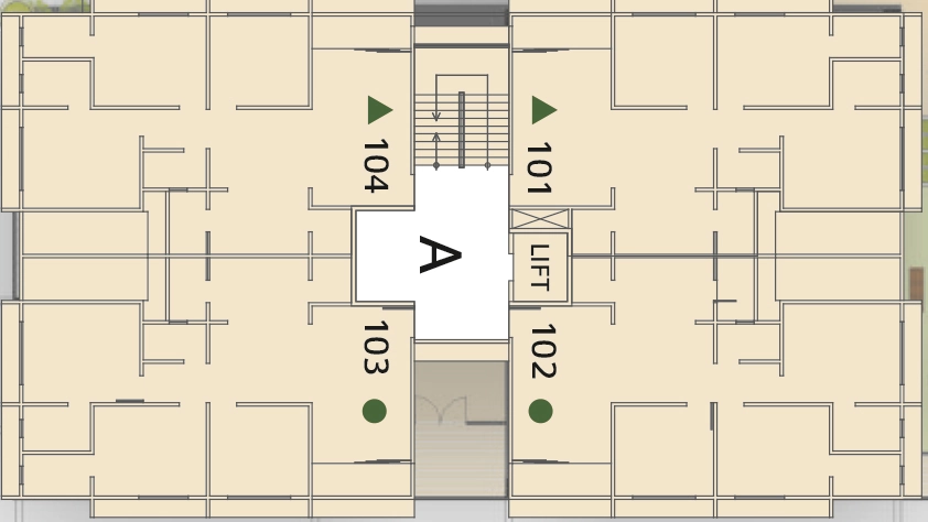 Floor Plan of Swati Greens in Chandkheda, Ahmedabad - Image 360087