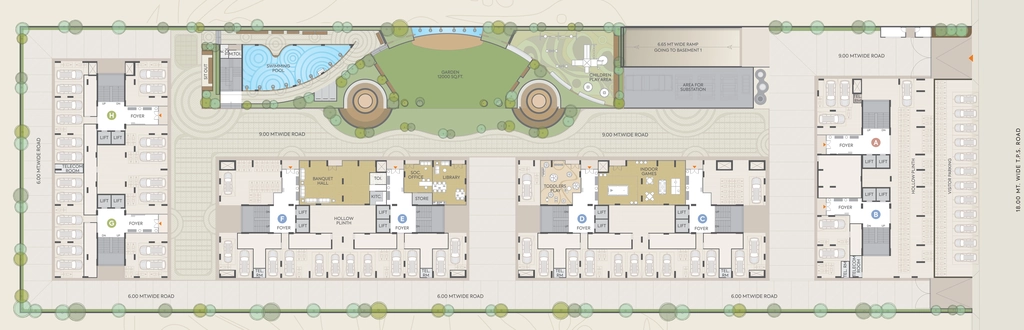 Master Plan of Rajshree Green Park in New Ranip, Ahmedabad - Image 358550