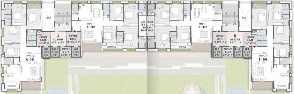 Floor Plan of Swarnim Greens in Adalaj, Gandhinagar - Image 358701