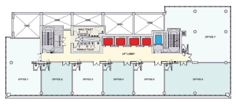 Floor Plan of Lodha Supremus Lower Parel in Lower Parel West, Mumbai - Image 368216