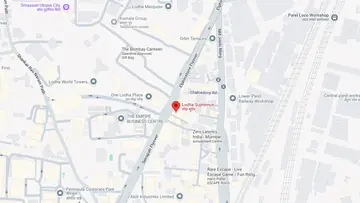 Location of Lodha Supremus Lower Parel - Image 368217