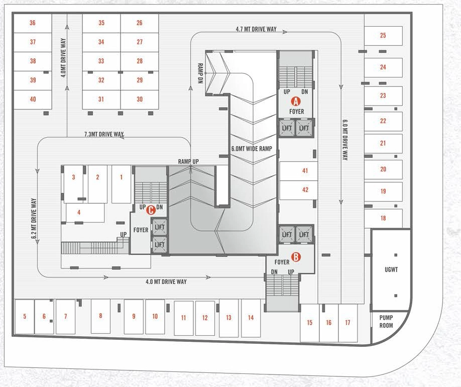 Master Plan of Uma Shlok 99 in Chandkheda, Ahmedabad - Image 358783