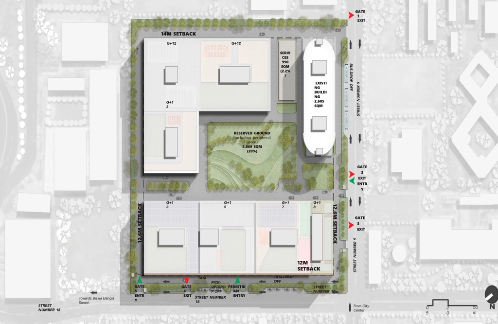Master Plan of World Trade Centre NDITA in Salt Lake, Kolkata - Image 358851