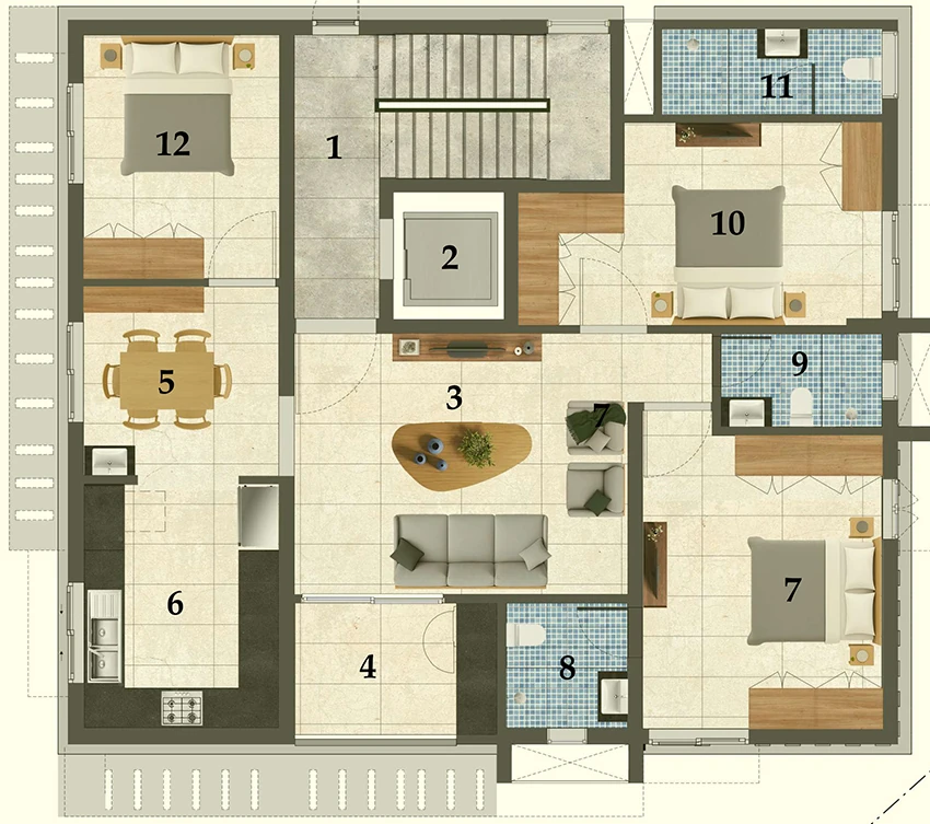 3 BHK Flat in Delta Akila Vruksham in Nungambakkam, Chennai - Image 894497