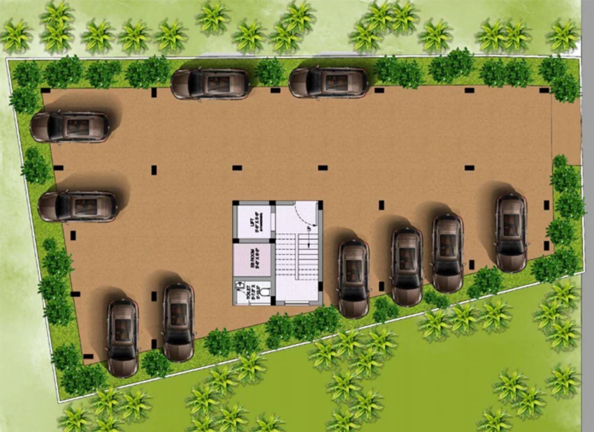 Master Plan of Traventure The Garden Mezonarck in Saligramam, Chennai - Image 359416