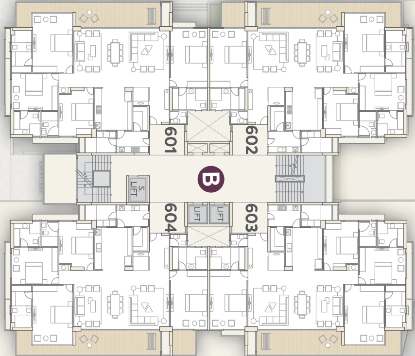 Floor Plan of Shreeji Samasta Parisar in Bhayli, Vadodara - Image 359613