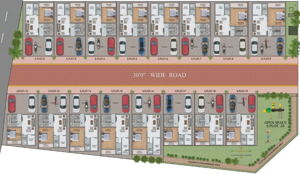 Master Plan of SK Grace Urban Villa in Gangapatana, Bhubaneswar - Image 363895