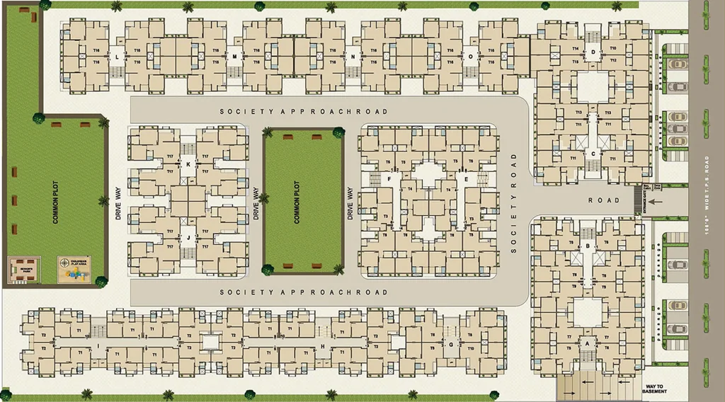 Master Plan of Riddhi Siddhi Parivar Homes in Gota, Ahmedabad - Image 362042