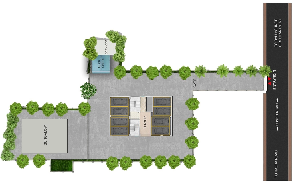 Master Plan of Celica Residency in Ballygunge, Kolkata - Image 370541