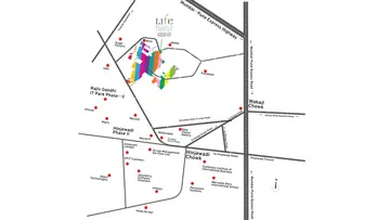 Location of Kolte Patil Life Republic Sector R7 7th Avenue I Towers - Image 361736