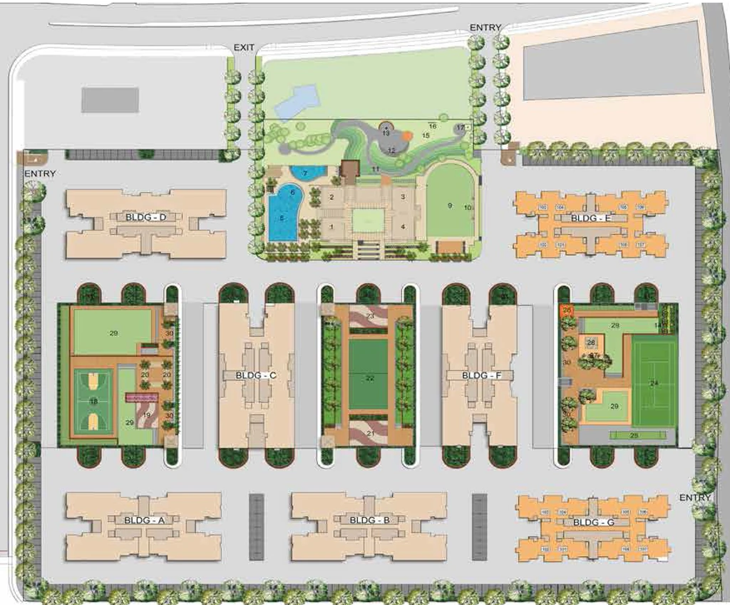 Master Plan of Kolte Patil Life Republic Sector R7 7th Avenue I Towers in Hinjewadi, Pune - Image 361737
