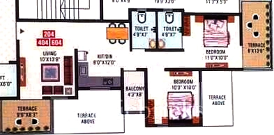 2 BHK Flat in Shree Harmony Plaza in Ravet, Pune - Image 895964