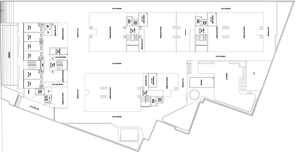 Master Plan of Sarovar Apartment in Amraiwadi, Ahmedabad - Image 360721