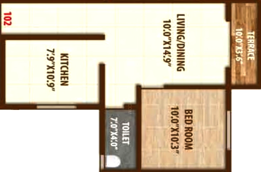 1 BHK Flat in The Pristine Village Residency 3 in Kasarsai, Pune - Image 896230
