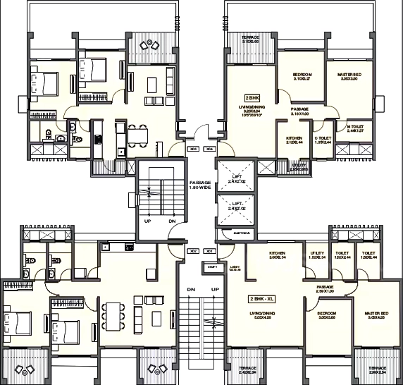 Floor Plan of Godrej 24 in Hinjewadi, Pune - Image 361757