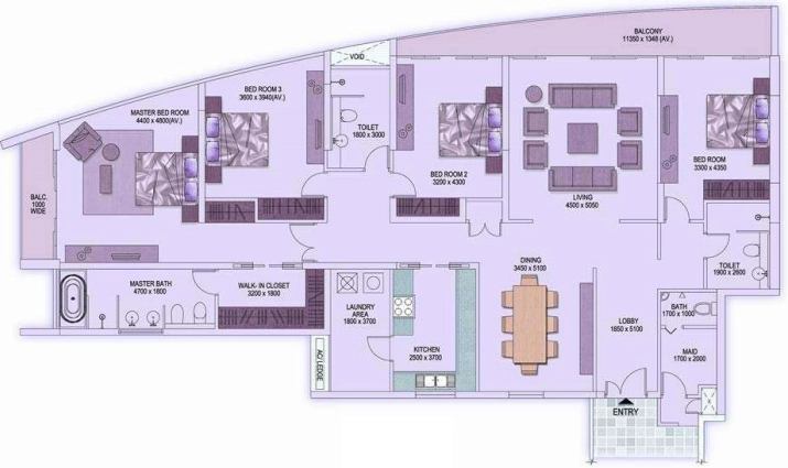 4 BHK Flat in Rosedale Garden in New Town, Kolkata - Image 903955