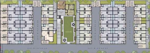 Master Plan of Dev Aashish 41 in Naroda, Ahmedabad - Image 362481