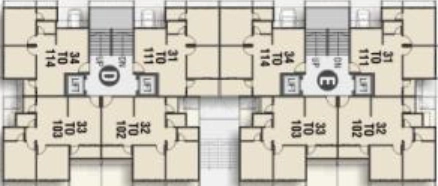 Floor Plan of Krishna Heights in Gota, Ahmedabad - Image 362669