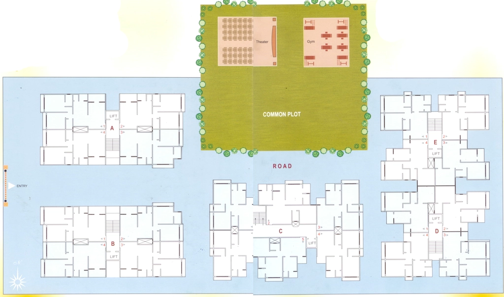 Master Plan of Khyati Greenera in Chandkheda, Ahmedabad - Image 362864
