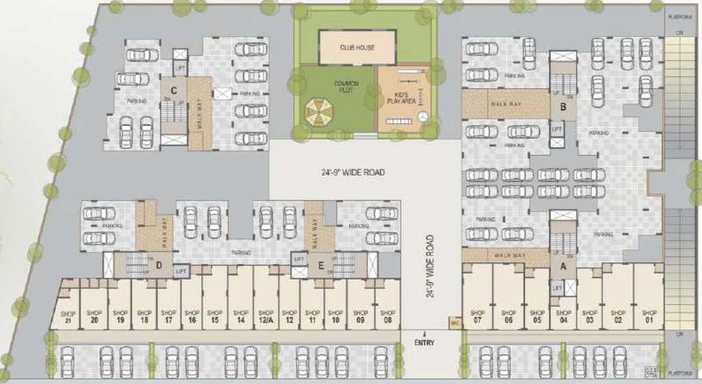 Master Plan of Dharti Exotica in Chandkheda, Ahmedabad - Image 362874