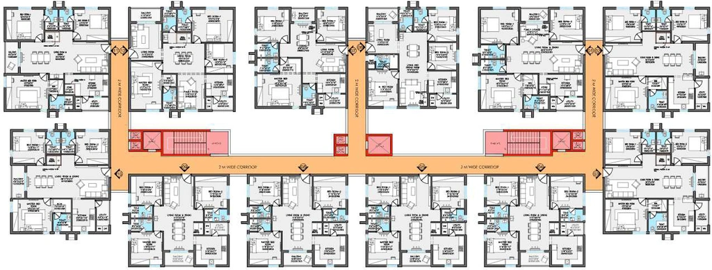 Floor Plan of IRA Nilay in Yamnampet, Hyderabad - Image 361677
