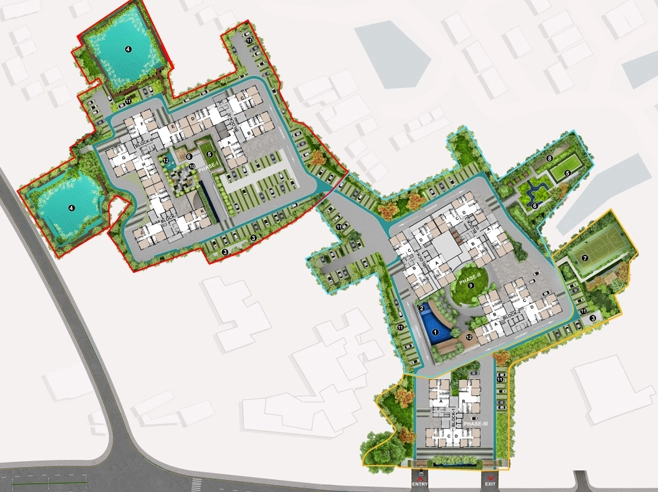 Master Plan of Srijan Ozone Phase 3 in Narendrapur, Kolkata - Image 371163