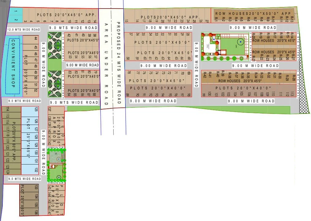 Master Plan of Satguru ARV Riviera Plot in Arandia, Indore - Image 361966