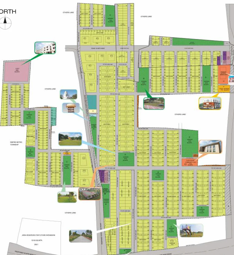 Master Plan of Ruchi Lifescapes Gold in Bypass Road, Indore - Image 362229