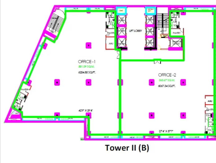 Floor Plan of Kanakia Western Edge in Borivali East, Mumbai - Image 369064