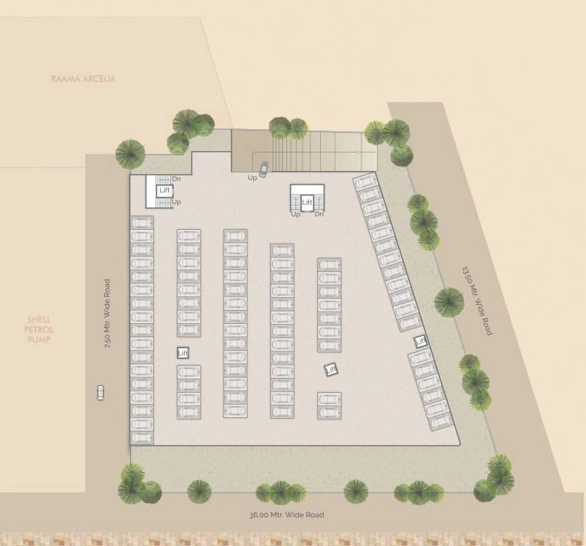 Master Plan of Raama Emperro in Manjalpur, Vadodara - Image 365756