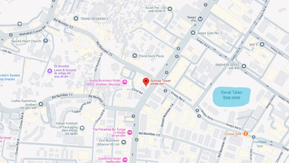 Location of Sunrise Tower in Andheri East, Mumbai - Image 368220