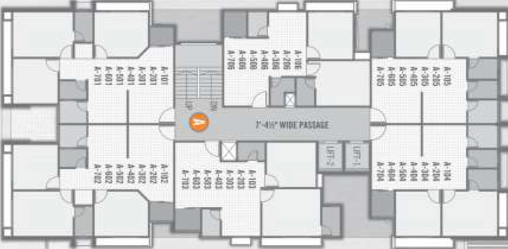 Master Plan of KH Krishna Heights in Sola, Ahmedabad - Image 363009