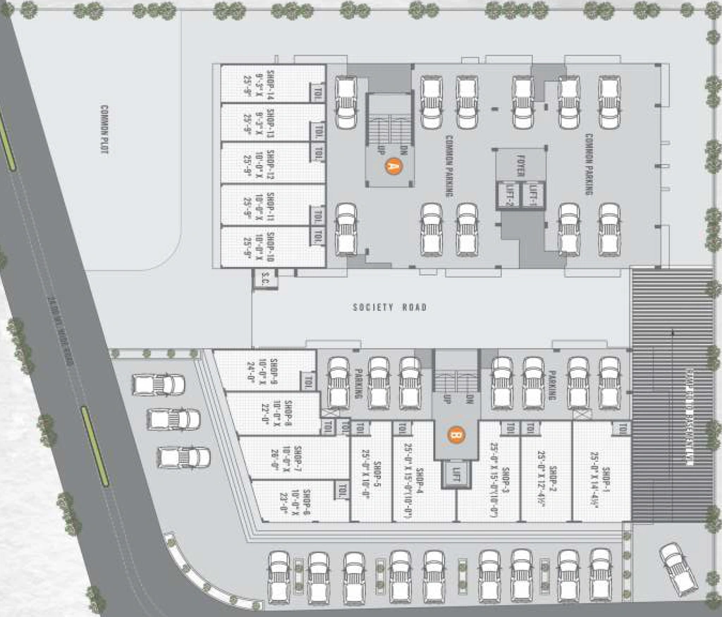 Master Plan of KH Krishna Heights in Sola, Ahmedabad - Image 363010