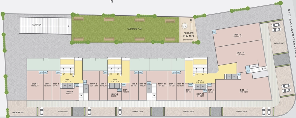 Master Plan of KGB KB Royal Serenity in Chandkheda, Ahmedabad - Image 363060
