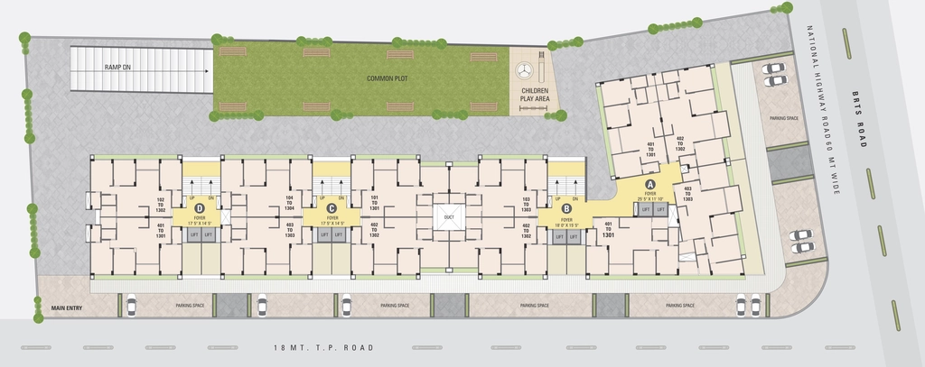 Master Plan of Commercial KGB KB Royal Serenity in Chandkheda, Ahmedabad - Image 364363