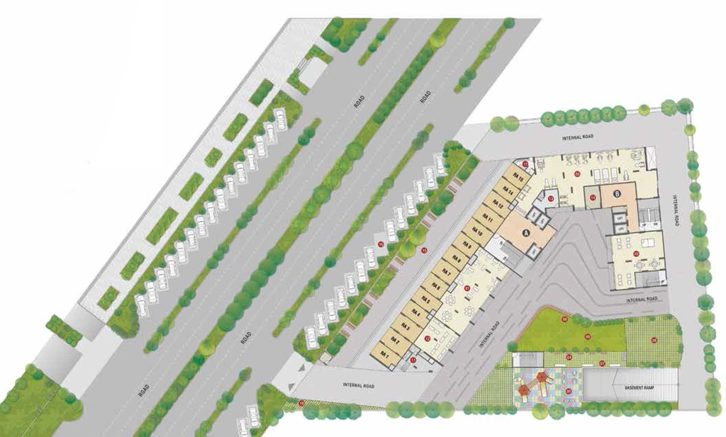 Master Plan of Commercial Godrej Vanaangan in Jagatpur, Ahmedabad - Image 364343