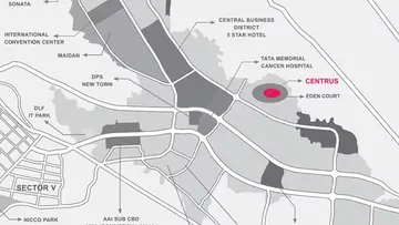 Location of Tata Centrus - Image 368200