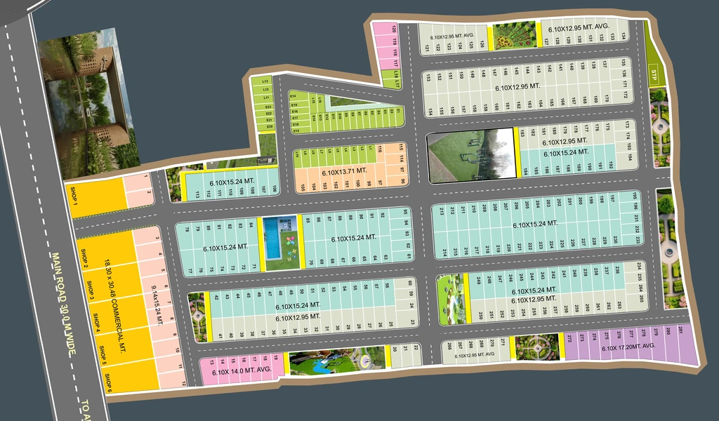 Master Plan of Earthboon Ashirwad Green in Amli Kheda, Indore - Image 363004