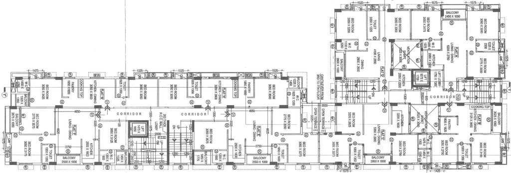 Floor Plan of BMS Heights in Joka, Kolkata - Image 363026