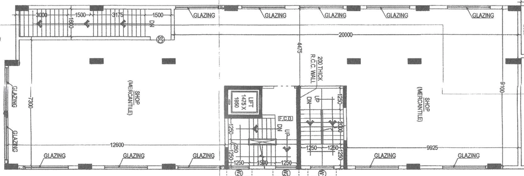 Floor Plan of Commercial BMS Heights in Joka, Kolkata - Image 363036