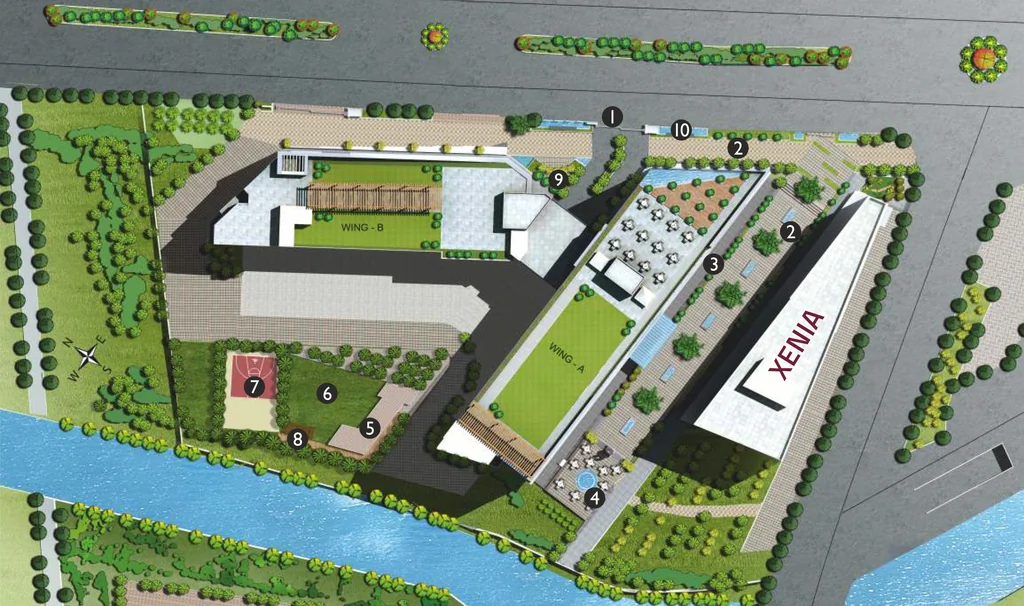 Master Plan of Commercial Kolte Patil Downtown Xenia in Kharadi, Pune - Image 367401