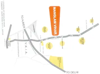 Location of Manglam Vihar - Image 363155