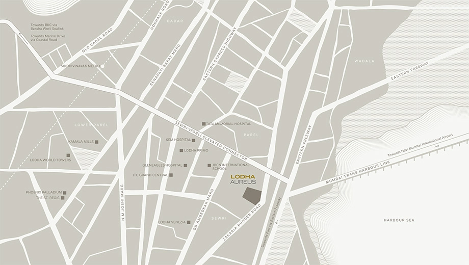 Location of Lodha Aureus - Image 408954