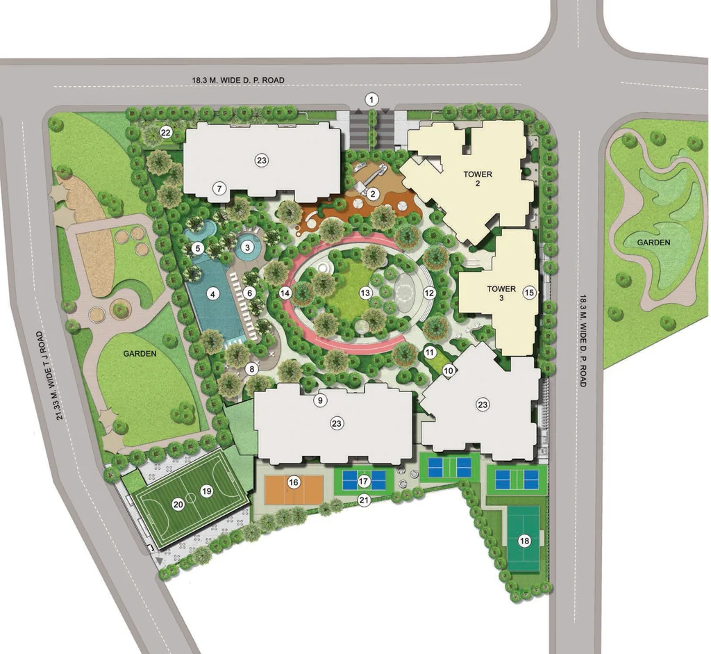 Master Plan of Lodha Aureus in Sewri West, Mumbai - Image 408956