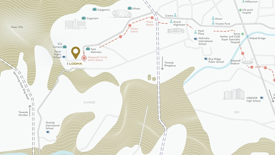 Location of Lodha Hinjewadi Phase 3 - Image 408775