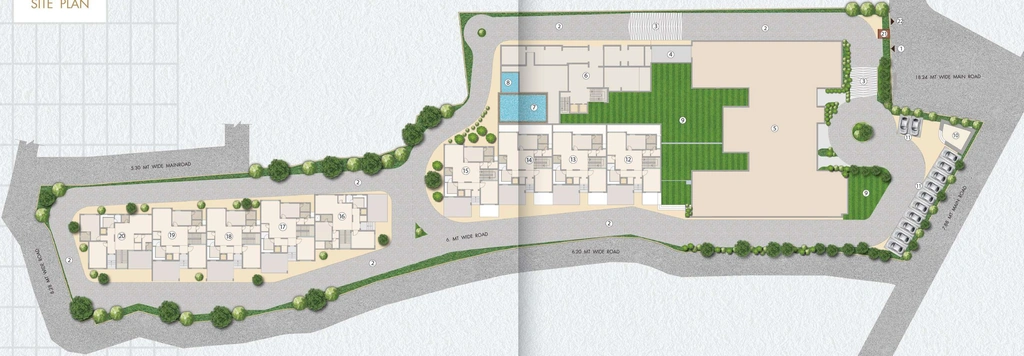 Master Plan of Devika Amoda Greens in Bariatu, Ranchi - Image 368508