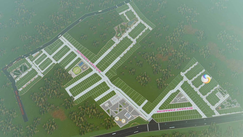 Master Plan of Riyasat Paradise Extension Block A in Vatika Road, Jaipur - Image 363616