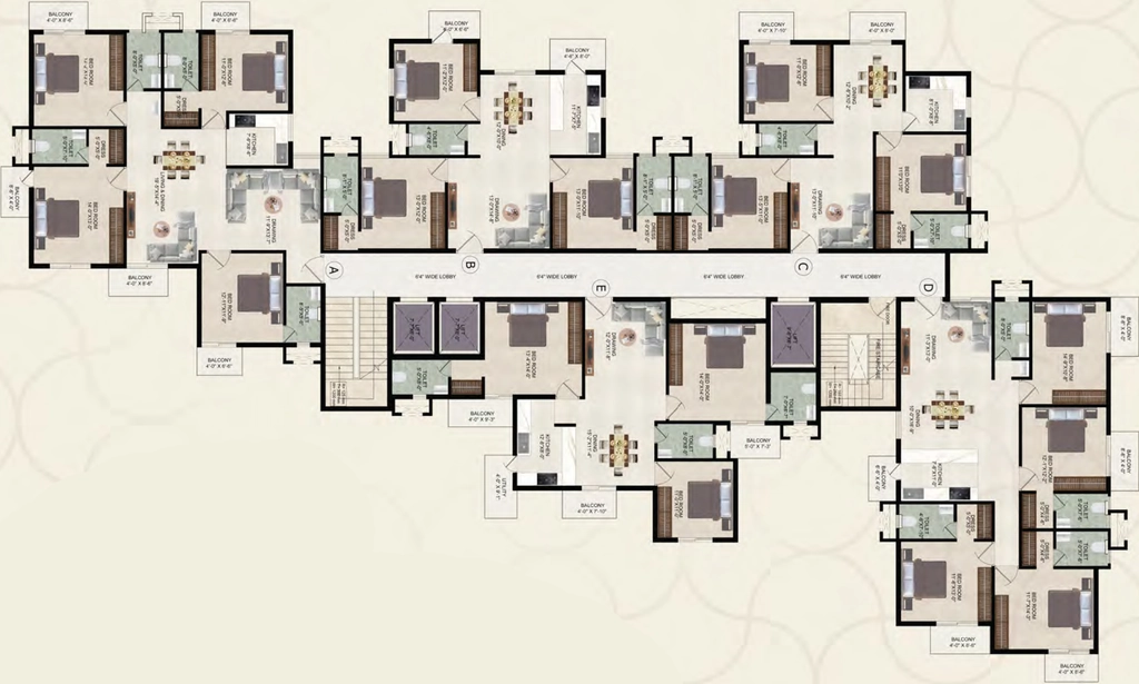 Floor Plan of Minu Mannat in Bariatu, Ranchi - Image 368552