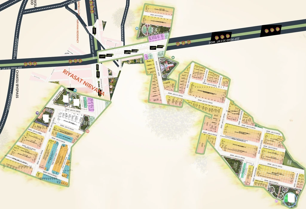 Master Plan of Riyasat Serenity Residency in Chaksu, Jaipur - Image 363681